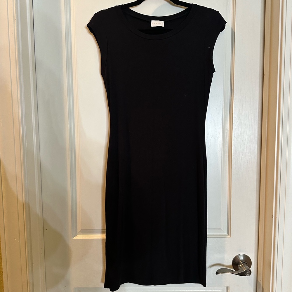 Black Karlie midi dress